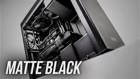 A Matte Black Gaming Pc From Nzxt Bld Youtube