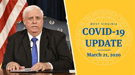 Covid 19 Update Gov Justice Urges All West Virginians To Follow
