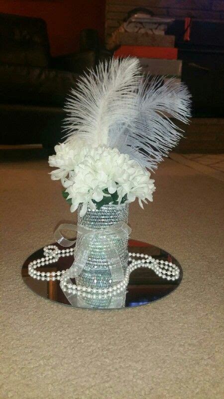 Roaring '20s grand event party. Table centerpieces for Roaring 20's Party | Wedding ...