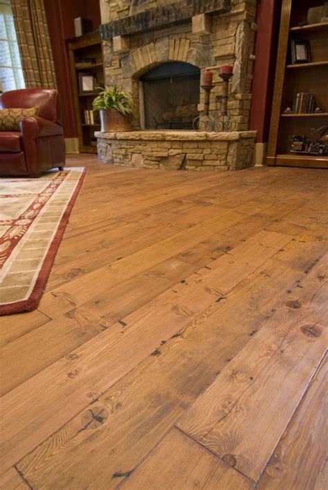 Wide Plank Authentic Pine Floors Heart Pine Flooring Hardwood Floor