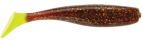 Dodds Sporting Goods Doa Cal Shad Tail 3 Rootbeerchartreuse Tail 12pack
