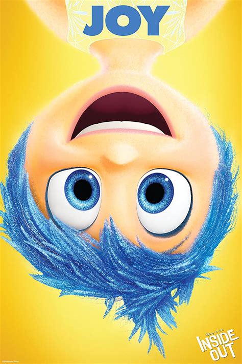 Joy Inside Out Movie Poster 12 X 18 Glossy Finish