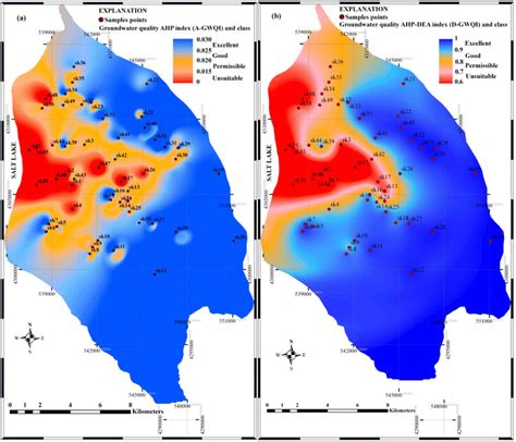 The Spatial Distribution Maps Of The Groundwater Quality Based On Ahp