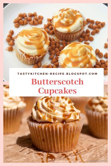 Stir in toffee bits and pecans. Butterscotch Cupcakes with Butterscotch Frosting | Savoury ...