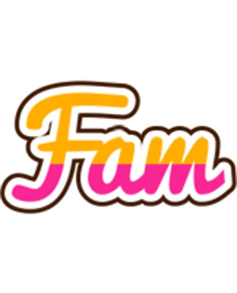 Faiza name meaning is successful one, winner, victorious, triumphant. Fam Logo | Name Logo Generator - Smoothie, Summer ...