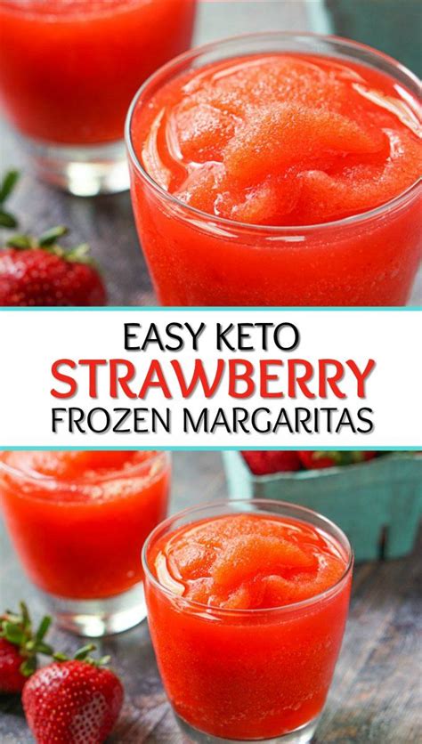 Could be it's refreshing taste or that pretty copper mug (or both!). Easy Keto Strawberry Margarita Slush Recipe - Skinny ...