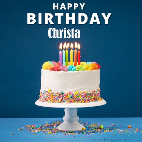 100 Hd Happy Birthday Christa Cake Images And Shayari
