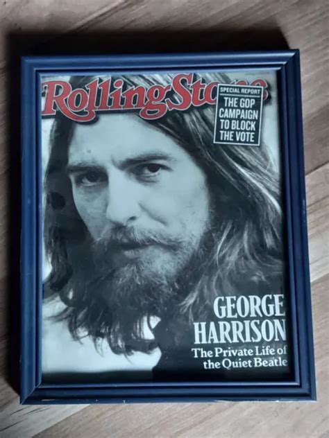 George Harrison Rolling Stone Magazine Cover 8 X 10 Photo 1000 Picclick
