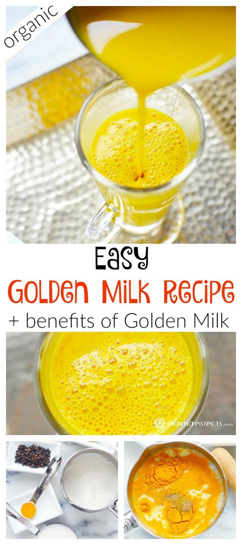 Benefits Of Golden Milk And Easy Golden Milk Turmeric Tea Recipe