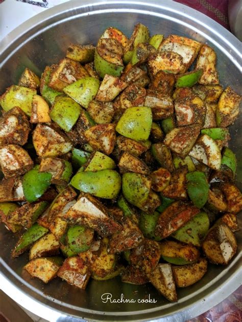 Aam Ka Achaar Recipe Mango Pickle North Indian Style Rachna Cooks