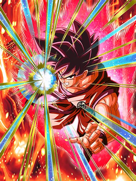 Mira las habilidades de batalla de este goku (mastered ultra i.) card bucchigiri match by maxiuchiha22 on deviantart. The Trump Card Goku (Kaioken) | Dragon Ball Z Dokkkan ...