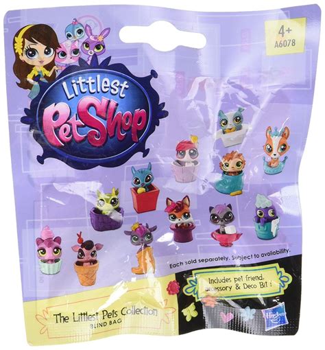 The Littlest Pet Shop Series 3 Blindfold Bag With Various Small Toys In It