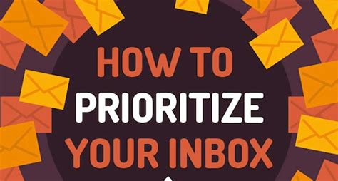 How To Prioritize Your Inbox Infographic Prioritize Infographic Inbox