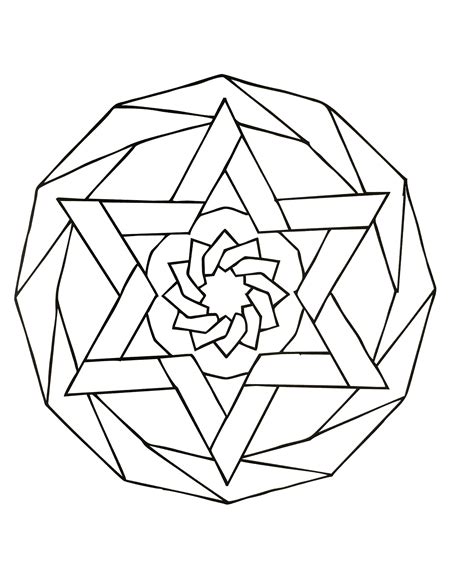 Simple Mandala 88 Mandalas Coloring Pages For Kids To Print And Color