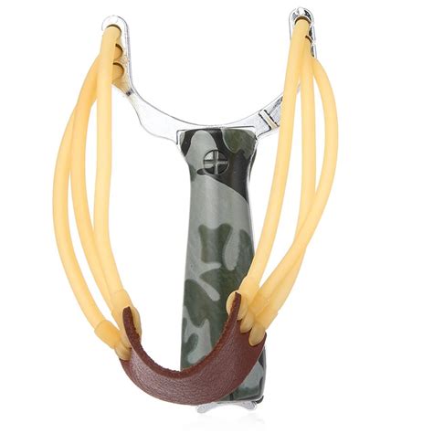 1pcs Powerful Sling Shot Super Strong Pull Slingshot Camouflage Bow