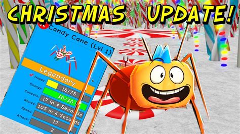Checking Out The Christmas Update In Roblox Ant Colony Simulator A Bee
