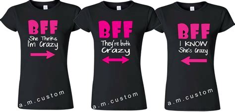 An overview of the basic structure of analyzing simultaneous games involving more than 2 actors (in this case 3). BFF shirt Best Friend Triple Matching Friends shirts funny ...