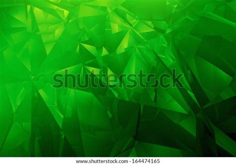 Abstract Green Facet Diamond Backdrop Computer Stock Illustration 164474165