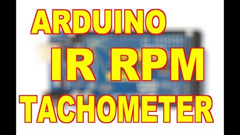 Arduino Lcd Infrared Rpm Meter Youtube