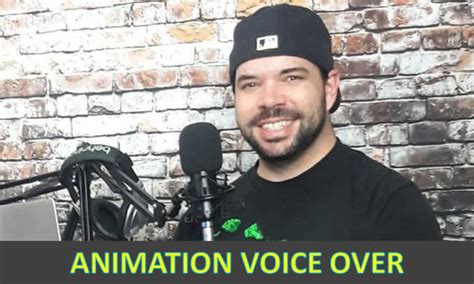 record an american male animation voice over by loganstover fiverr