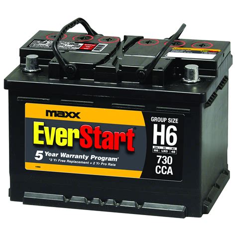 Everstart Maxx Lead Acid Automotive Battery Group H6