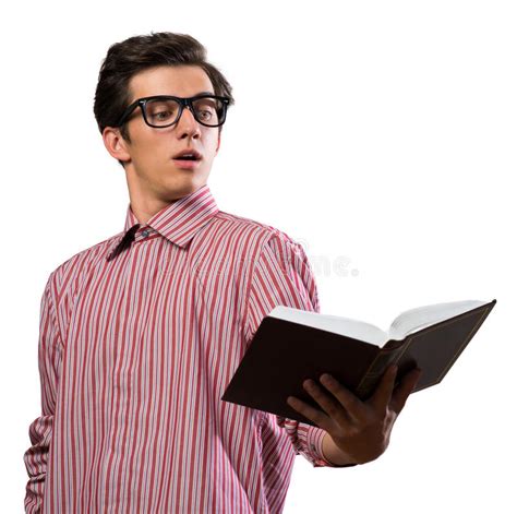 Young Man Reading A Book Stock Image Image Of Mark Paper 35605477