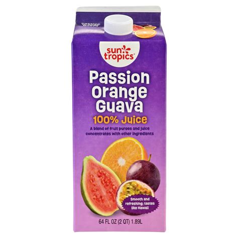 Sun Tropics 100 Passion Orange Guava Juice Shop Juice At H E B