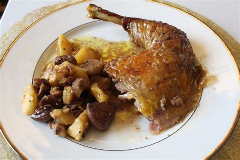 Pintade aux marrons et pommes facile à préparer mesdelices fr