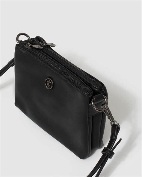 Black Double Crossbody Bag Colette By Colette Hayman