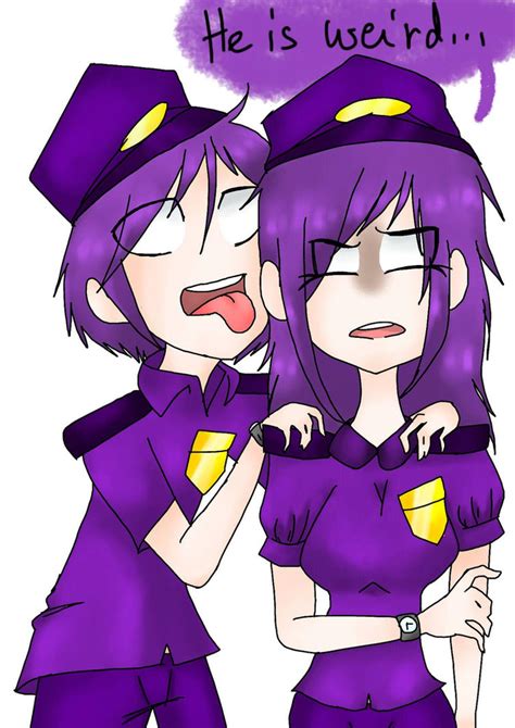 Purple Guy Purple Girl By Eiddenart2 On Deviantart