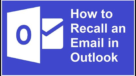 How To Recall An Email In Outlook How To Recall A Message In Outlook