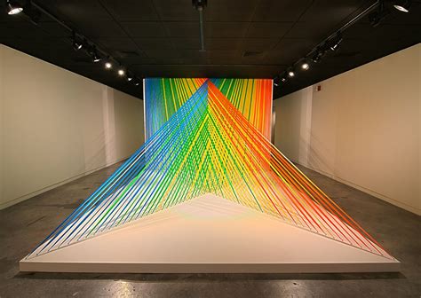 American Artist Megan Geckler Uses Plastic Ribbons To Create