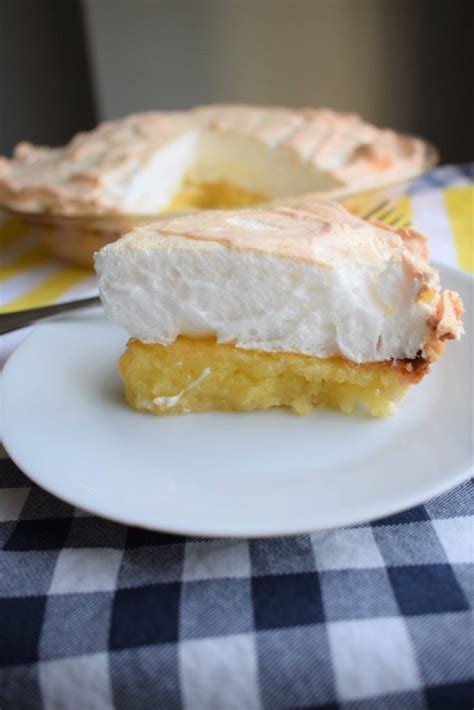 In a medium saucepan, whisk together the sugar, water, corn starch, egg yolks, lemon juice and lemon zest. Quick and Easy Lemon Meringue Pie | The Gingham Apron