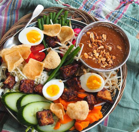 Gado gado met een heerlijke pindasaus