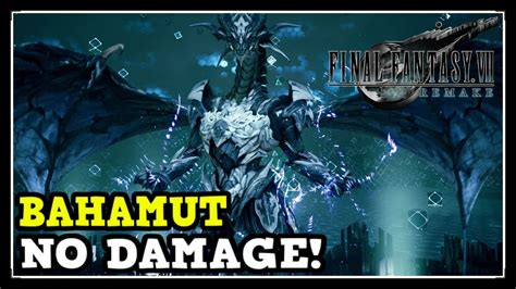 Ff7 Remake How To Defeat Bahamut Strategy For Hard Mode No Damage