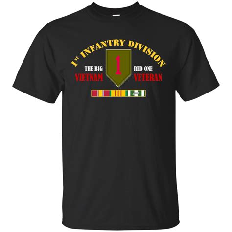 1st Infantry Division Vietnam Veteran Shirts The Big Red One - Teesmiley