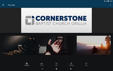 App Cornerstone Baptist Church Orillia