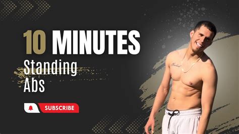 10 Minute Standing Abs Follow Along Youtube