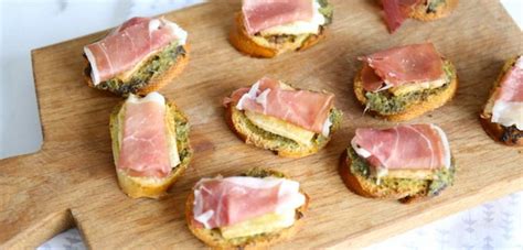 Bruschetta met serranoham
