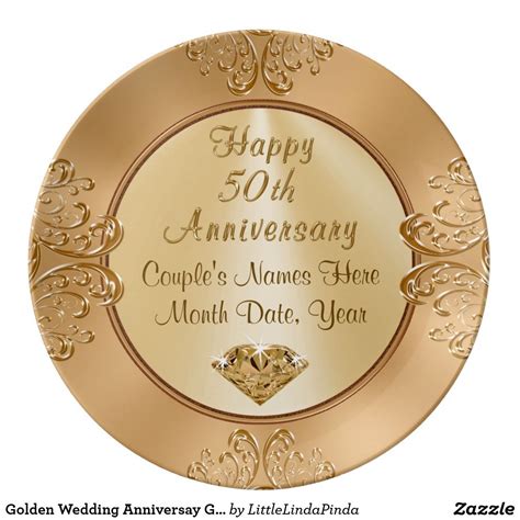 The golden wedding anniversary is one of those milestones that takes people's breath away. Golden Wedding Anniversay Gifts PERSONALIZED | Anniversay ...