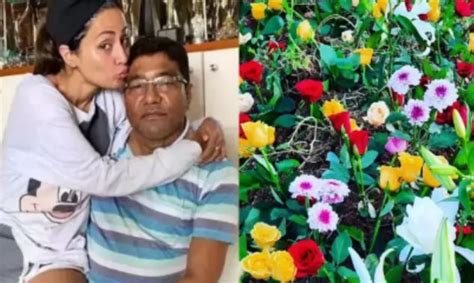 Hina Khan Gets Emotion On Her First Birthday Without Her Dad Offers Flowers On His Grave