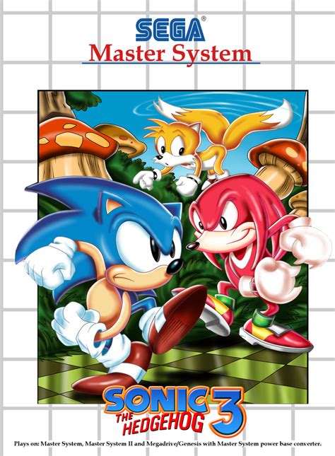 Sonic 3 Sega Master System Cover By Kiske Otoko On Deviantart