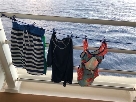 Travel Clothesline For Cruise Balcony Paintbrushes Popsicles