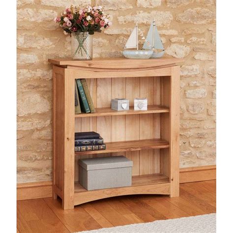 Roscoe Solid Oak Small Bookcase Best Price Online