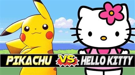 Mugen Battles Pikachu Vs Hello Kitty Pokémon Vs Hello Kitty