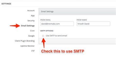 How To Set Up Smtp For Gmail Infinitewp Support