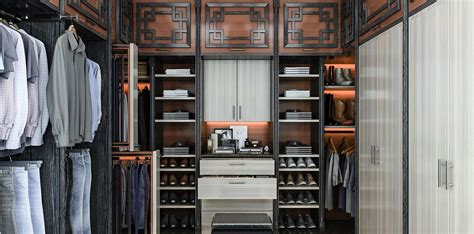 Organizing a closet is easy with a closet organizer. Wood Closet Systems | Solid Wood Trims | Closet Factory