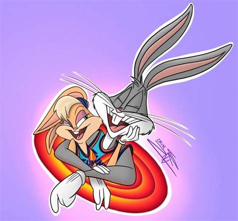 Bugs Bunny And Lola Drawing Bunny Lola Bugs Looney Tunes Cartoon