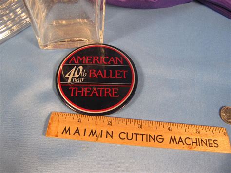 American Ballet Theatre Memorabilia Pin Badge 4oth Anniversary Etsy