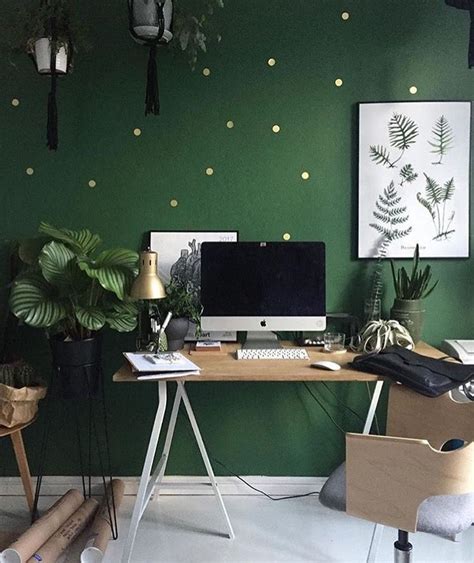 Color Inspiration Green Home Offices Home Office Decor Home Office